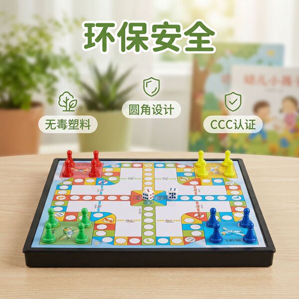 Magnetic handheld children's Airplane chess