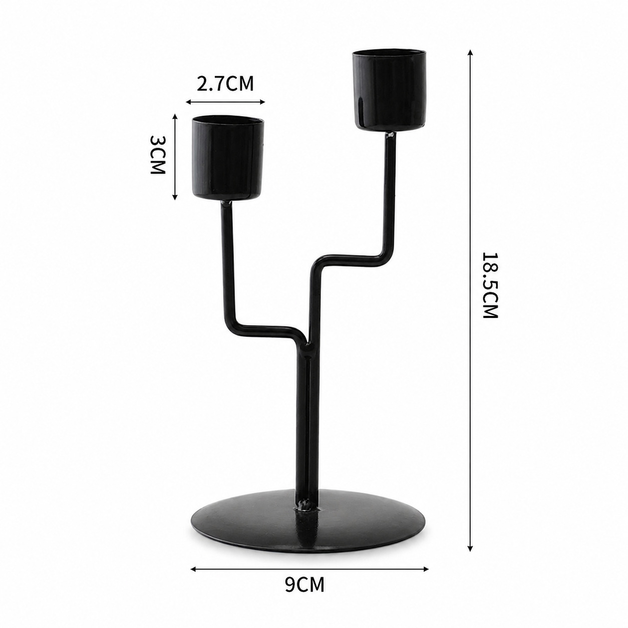 Candelabro de Hierro de Mesa Estilo Europeo para Cena Romántica y Sala de Estar image 16