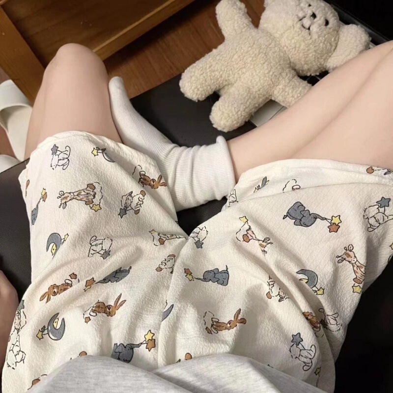 Walking Bubble Pants Summer Short Home Walking Bubble Pants Cartoon Printed Pajama Pants Bubble Pants Dormitory Students Walking Bubble Pants Summer Short Home Walking Bubble Pants Cartoon Printed Pajama Pants Bubble Pants Dormitory Students