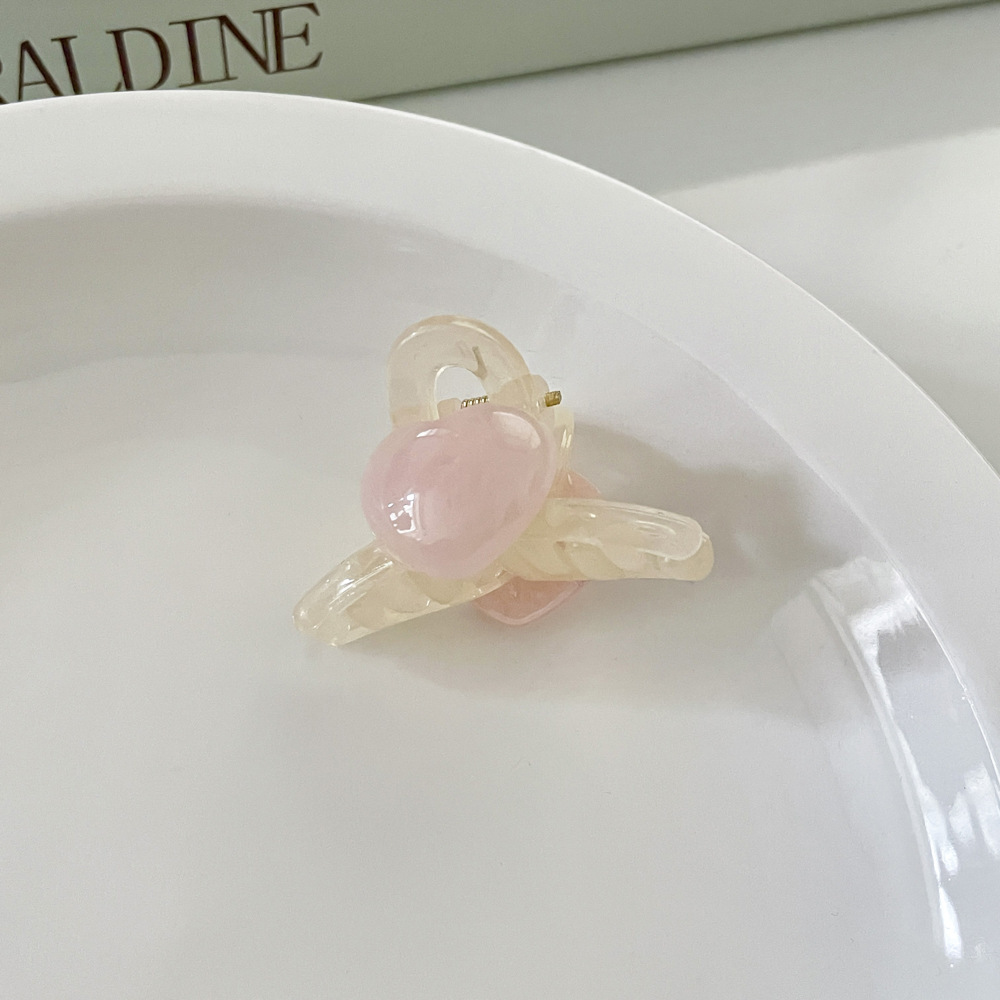 Clip de pelo marrón grande Nueva horquilla cuadrada accesorios para el cabello clip de horquilla simple Cabeza trasera clip de pelo clip de tiburón tocado