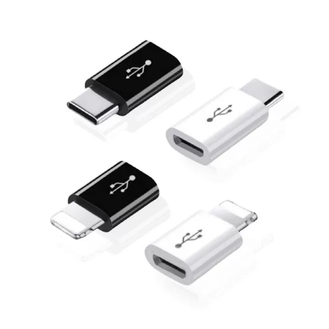 Подходит для Huawei и Apple, переходник tpc OTG, конвертер для мобильного, micro V8 (гнездо) -> Type-C