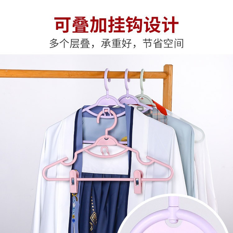 옷걸이 클립 포함, 가정용, 드레스/바지 건조용, 흔적 없이 어깨 부분을 보호하는, 학생 기숙사용, 다기능 옷걸이, 도매