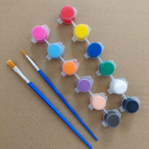 3ml 12-Color One-Piece Acrylic Finger Paints for Kids – 12 Vibrant Colors for DIY Art & Graffiti Adventures