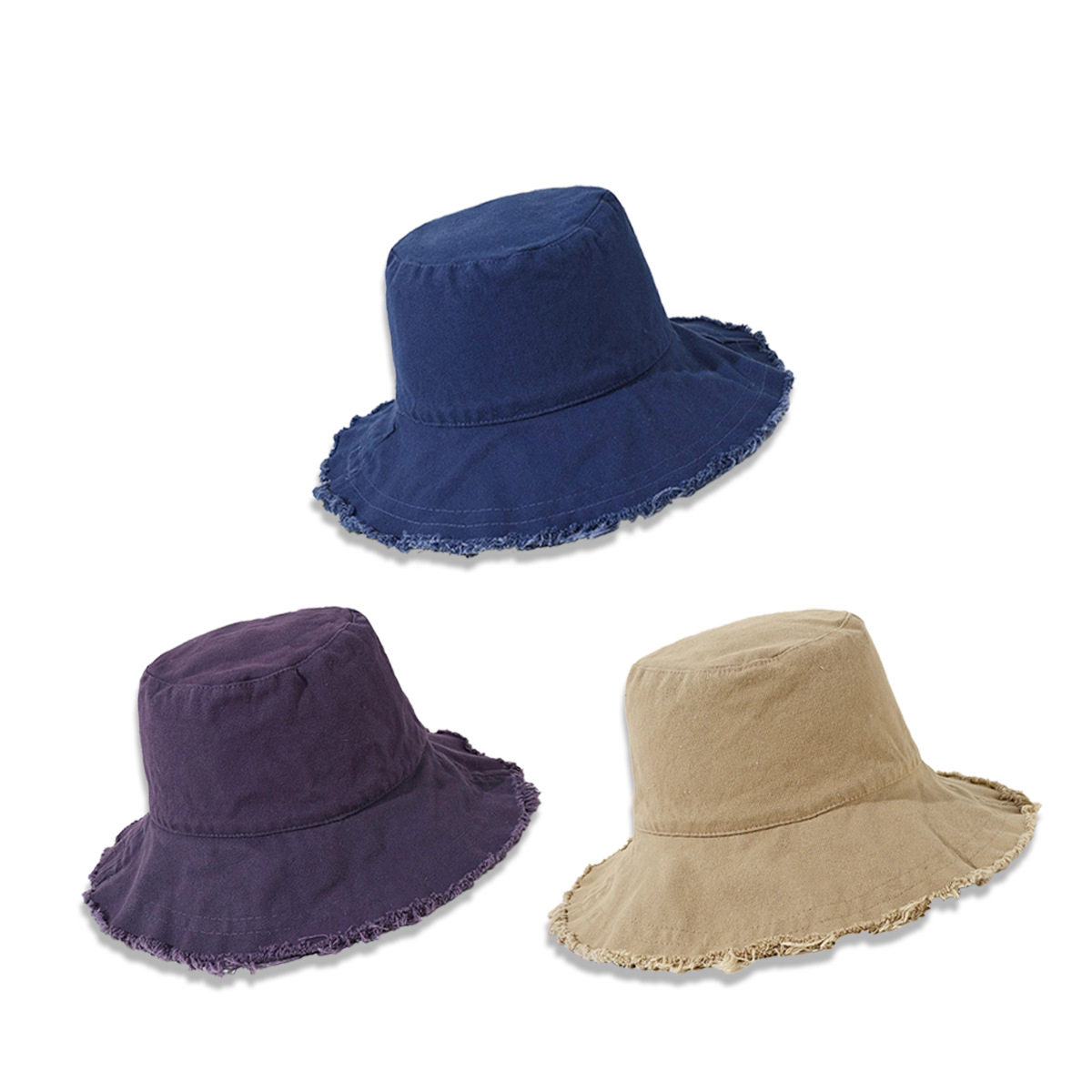 Casual Solid Color Wide-brimmed Basin Hats Wholesale Nihaojewelry display picture 21