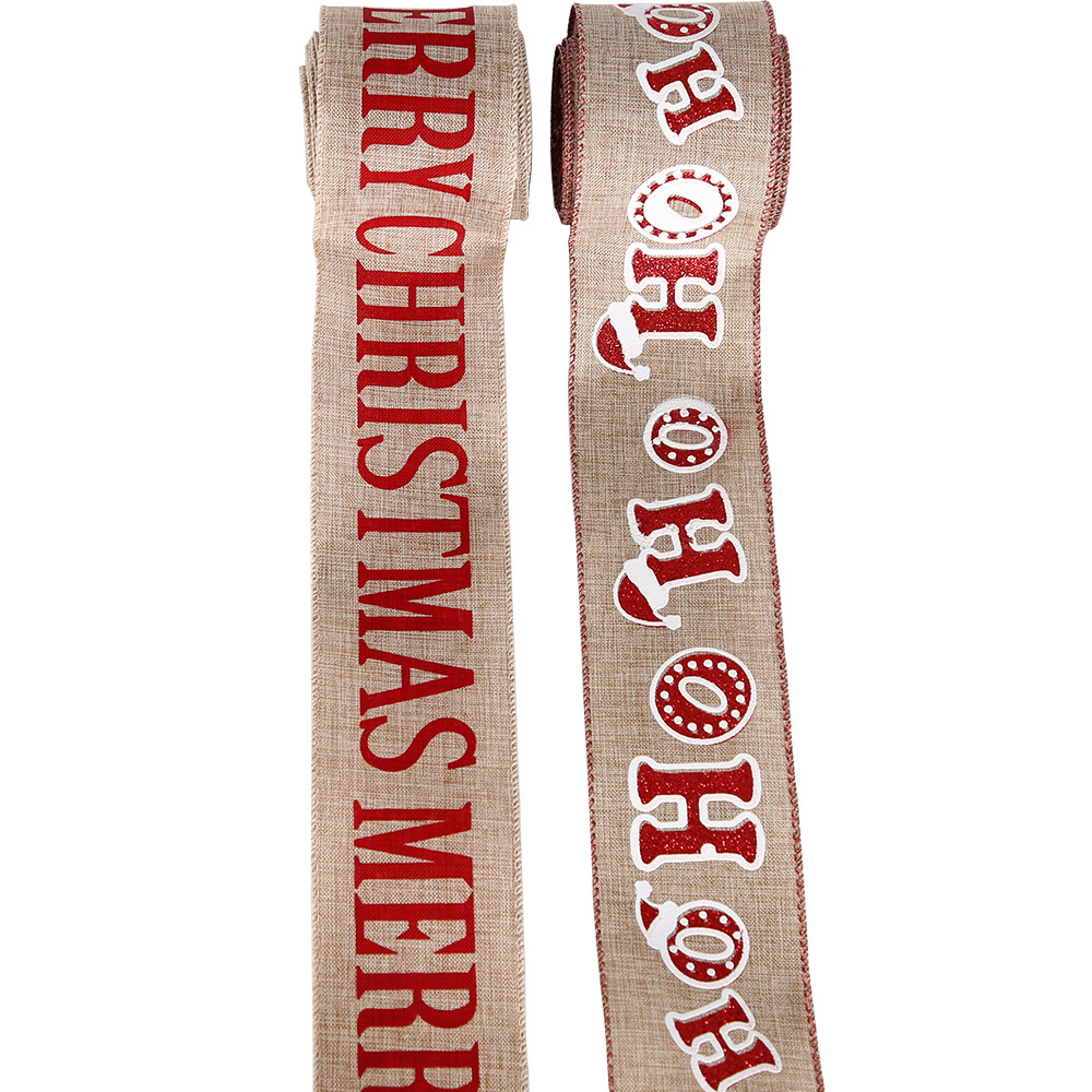 2-meter decoration, Merry Christmas letters DIY decoration materials, gift packages, accessories, ribbon pendants_voghion.com