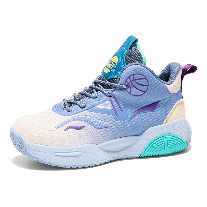 Children's Sound Student Friction Basketball Shoes New 2025 Summer Big Kidsren's Breathable Sports Shoes Boys' Models