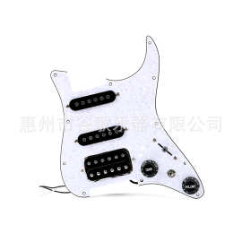 乐器配件  3层SSH迷你开关护板拾音器套装白珍珠