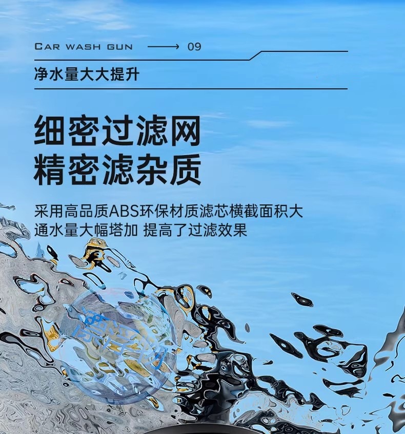 Wireless Car Washing Machine Portable Car High-Pressure Water Gun High-Power Car Lithium Battery Household Electric Car Washing Artifact