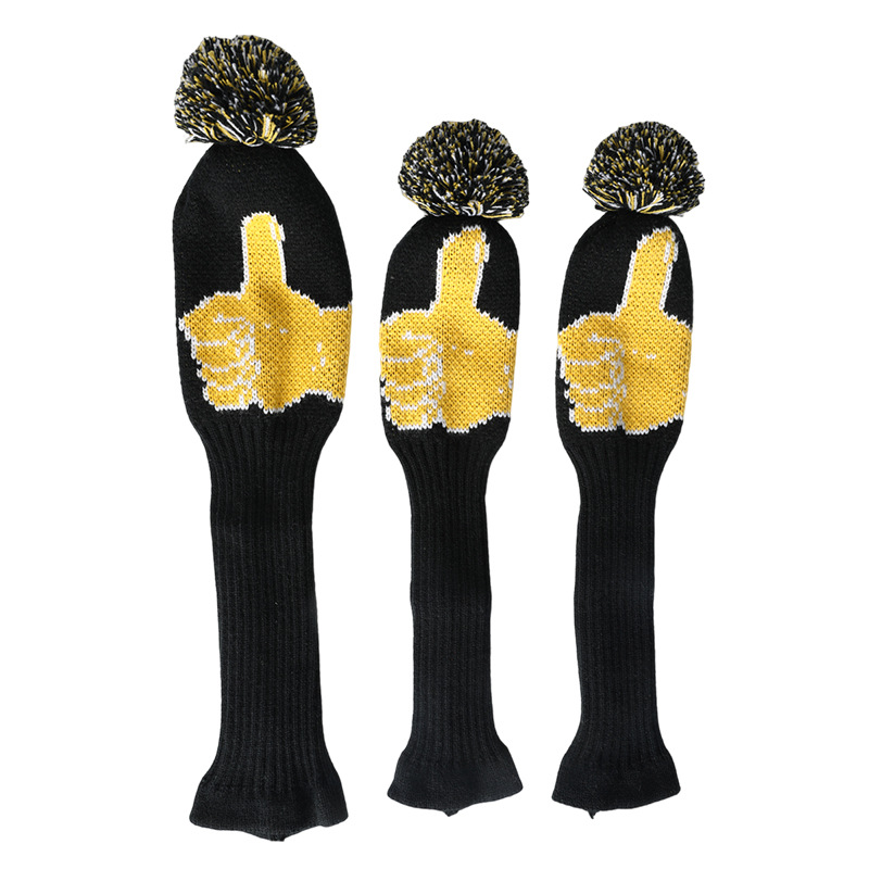 Cubierta de club de golf de punto cubierta de madera cubierta de tapa cubierta de club de golf cubierta de club de dibujos animados