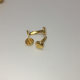 Spot 5mm 4.5mm 8mm round two-legged nails solid color two-legged nails color electroplating paint two-legged nails