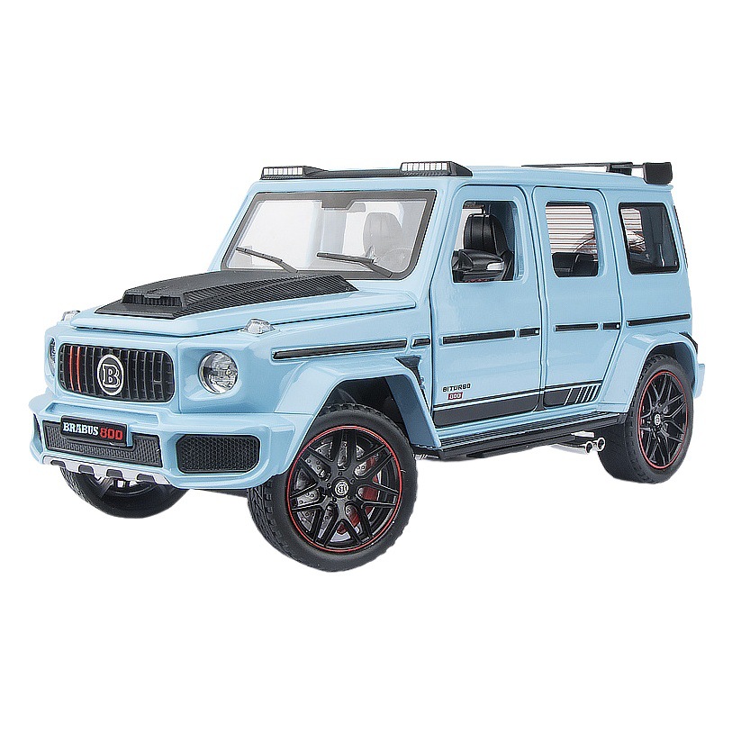 Nuevo producto 1:24 Babos G800 simulación de aleación coche Tire hacia atrás luz y sonido modelo Decoración Juguetes Para Niños al por mayor