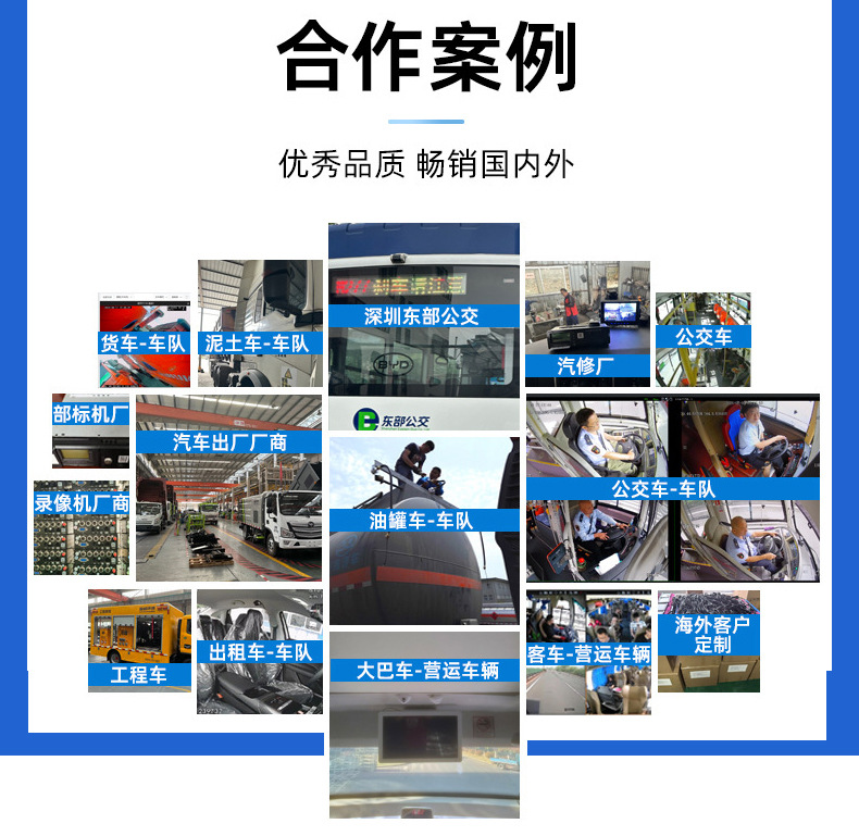 Truck Dashcam Right-Side Blind Spot Camera, High-Definition Infrared Panoramic Vehicle-Mounted Electronic Rearview Camera