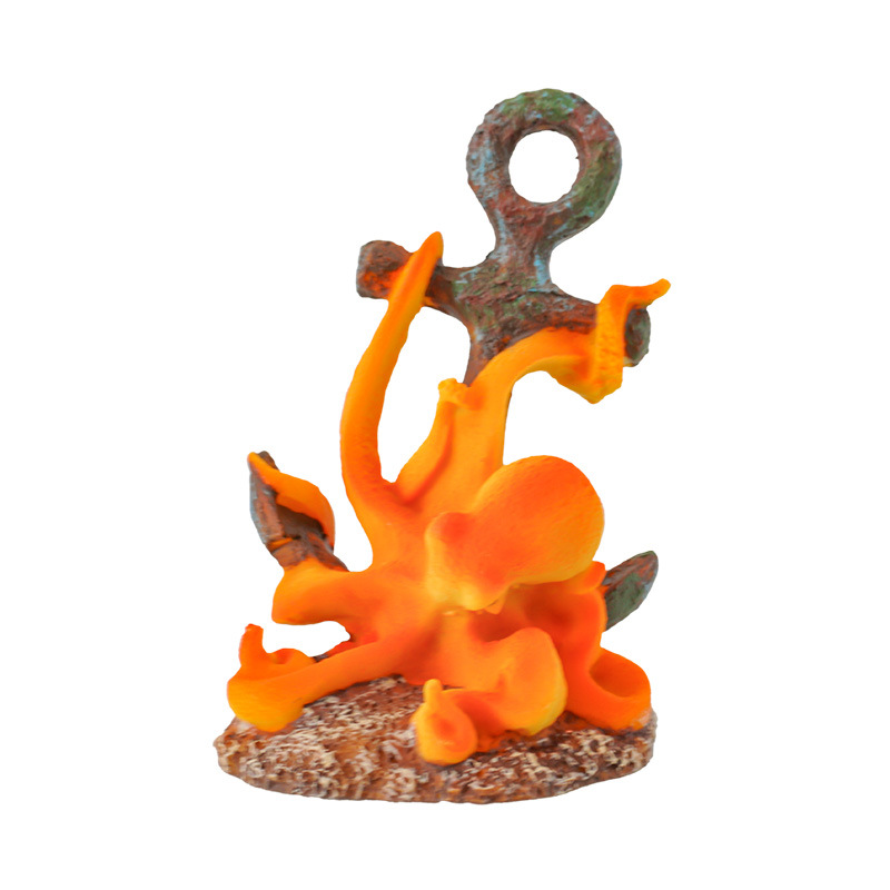 Tanque de peces de mar tanque interior paisaje pecera planta decoración juguete pulpo Noruega monstruo de mar decoración de tanque de peces