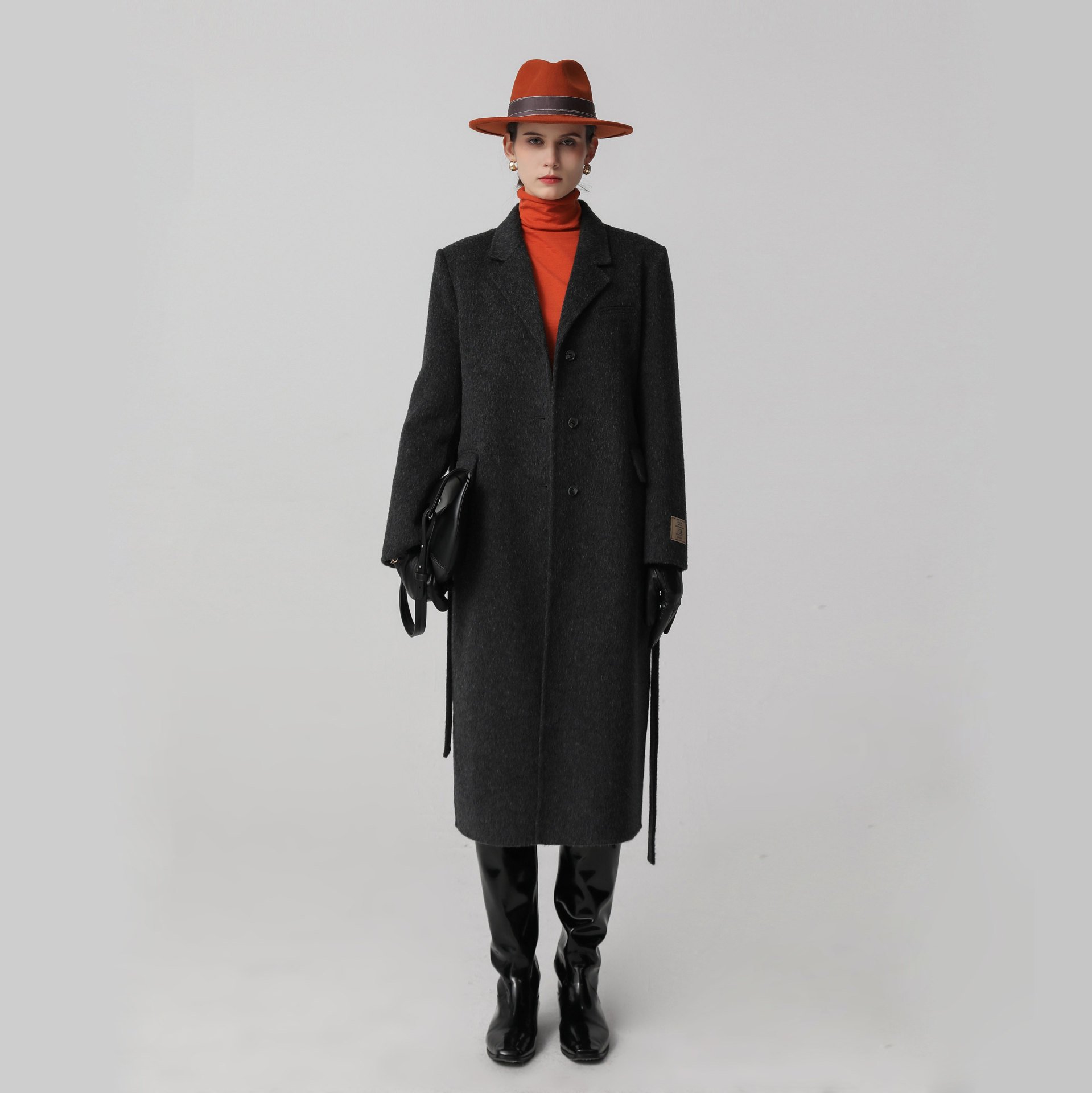 goods in stock New winter 2022 the republic of korea Dongdaemun Two-sided wool overcoat Women's wear Easy Extension coat
