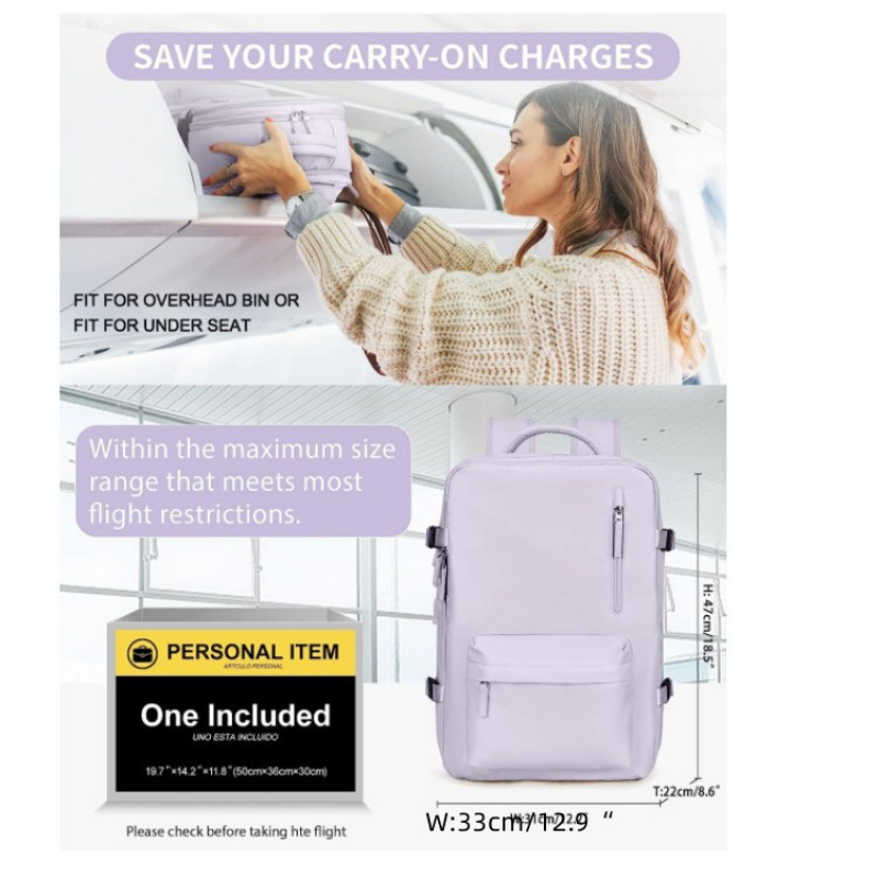 スポット卸売クロスボーダーAmazon新しいUSB充電式大容量旅行バックパック多機能スクールバッグ|undefined