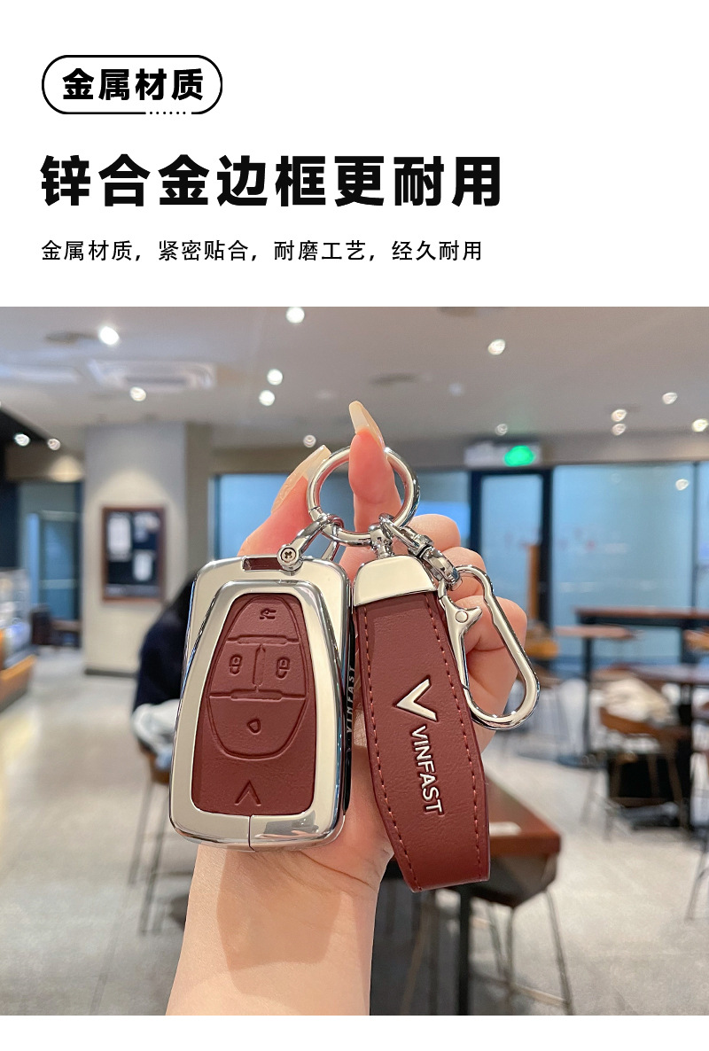 Vietnam Vinfast Key Cover Vf8/Vf7 Bag Vf9 New Vf6/Vf5 Car Vf33 Shell Vf35 Buckle Vfe36