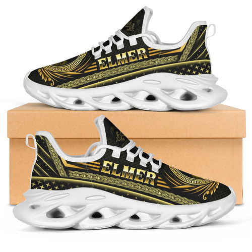 Cross-border single order flying knit sports shoes for men, summer breathable men's casual running father's shoes