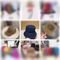 Correct Version G Letter Bucket Hat for Men Women Influencer Style Fashion Casual Versatile Sports Sun Hat Fisherman Cap