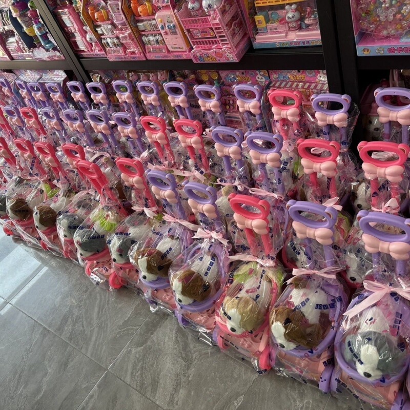 6818 Cute Pet Cart Dog Rabbit Baby Cart Cute Pet Toy Plush Electric Rabbit Girl Pet Rabbit Play