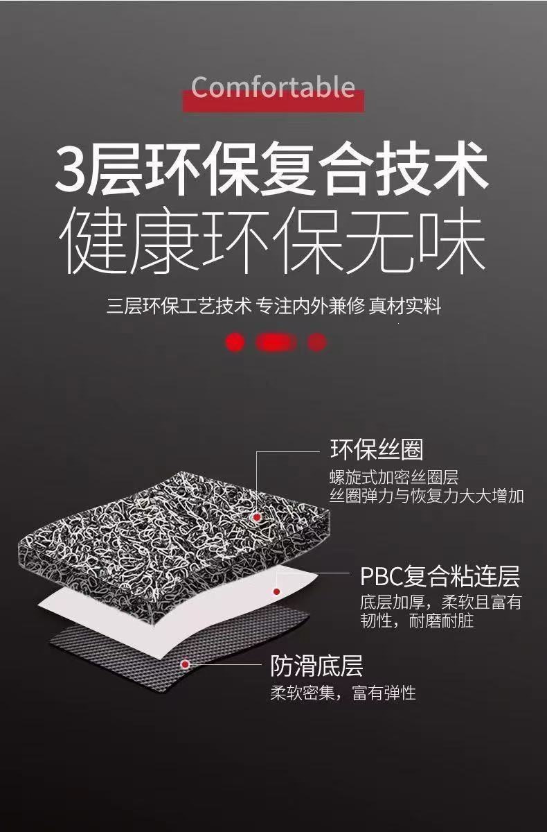 Universal car carpet mats are easy to clean, can be cut to size, suitable for all seasons, single-piece driver's side waterproof car mat