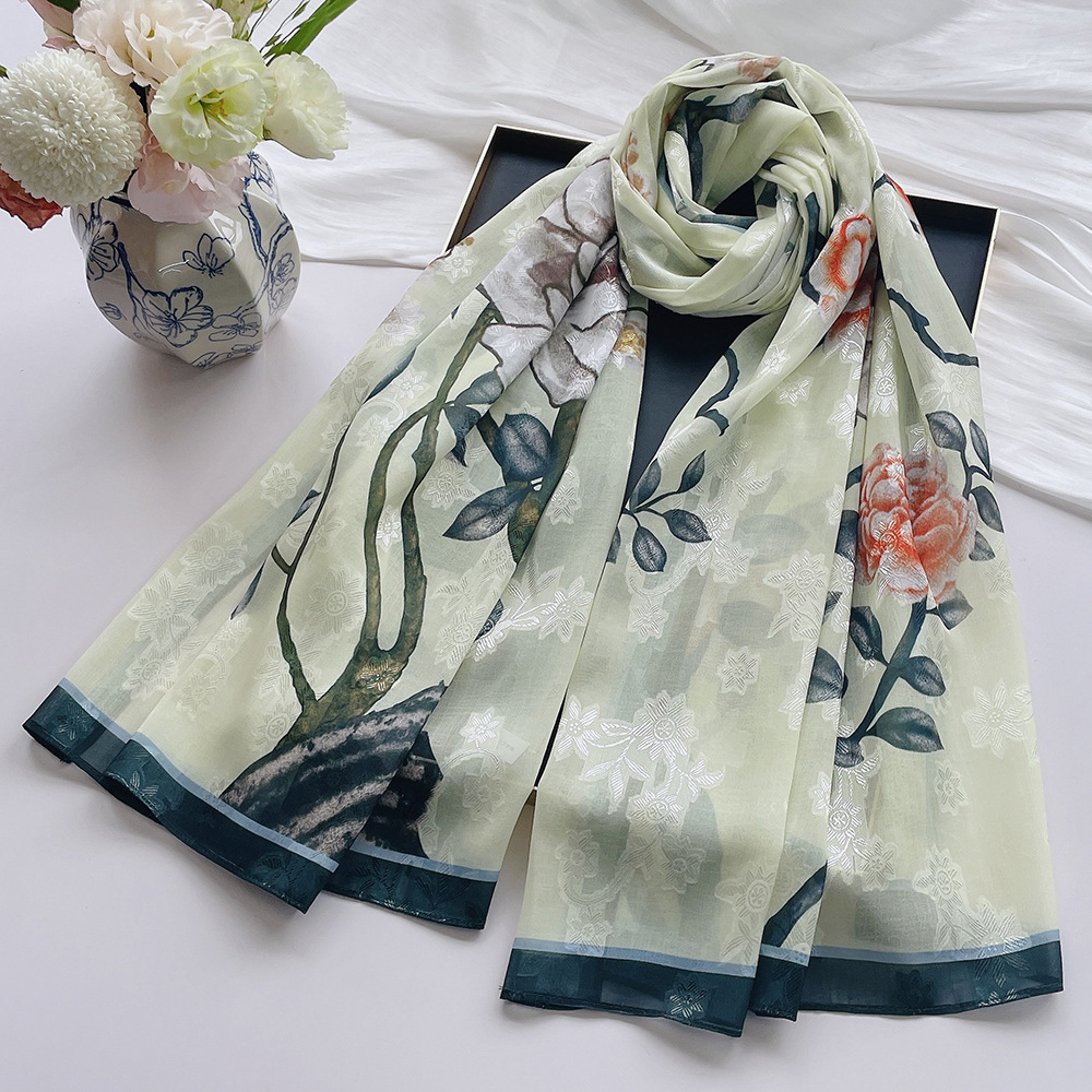 Summer light and thin elegant scarf