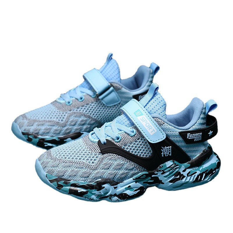 Sports shoes for boys, summer children's breathable footwear, for teenagers, soft sole
