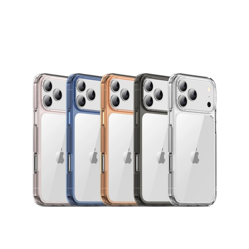 Яблоко, прозрачная трубка, чехол для телефона, iPhone 16, защитная сумка, защитный чехол, iphone, 17promax, защита от падения