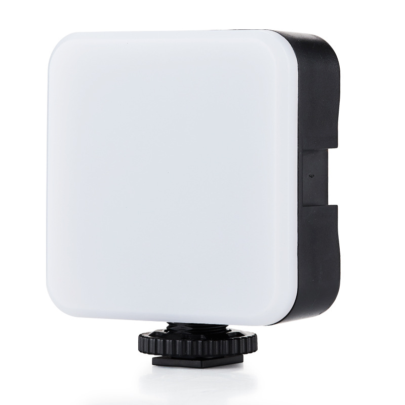 Bolsillo de escritorio portátil multifuncional luz de relleno Cámara en vivo Douyin vlog luz cuadrada teléfono móvil luz ambiental RGB