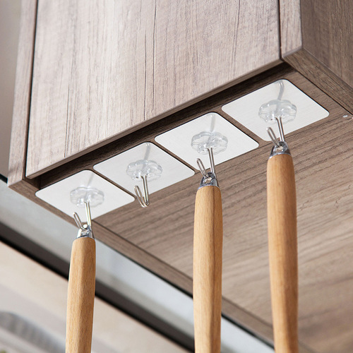 Traceless Hook Strong Hook Adhesive Hook Transparent Invisible Hook Wholesale Strong Adhesive Hook Magic Hook Direct Manufacturer Sale