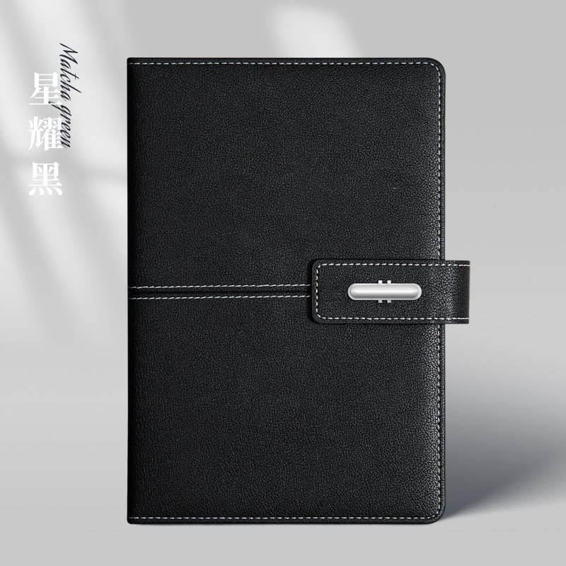 Caja de regalo de notebook A5 de negocios logotipo personalizado de alto nivel Lincoln botón de cuaderno de notas subcuaderno de eventos regalos image 7