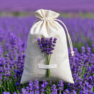 Small Korean-Style Empty Sachet Bags Wholesale DIY Cotton Drawstring Bags Charcoal Sachet Empty Bags