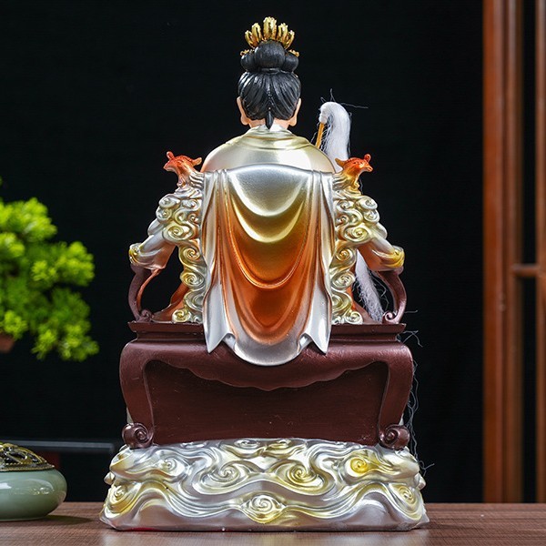 九龙地母娘娘神像大地之母后土家用地姥元君供奉摆件树脂元君佛像|undefined