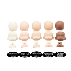 正版DOD素體手辦玩具ob11/12分bjd化妝玩具娃娃頭 可替換GSC臉