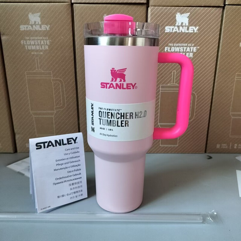跨境亚马逊史丹利保温杯stanley2代40OZ大容量冰霸不锈钢车载吸管|undefined