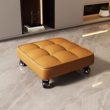 滑轮矮凳可移动万向轮小凳子家用美缝擦地拆快递带轮多功能方板凳