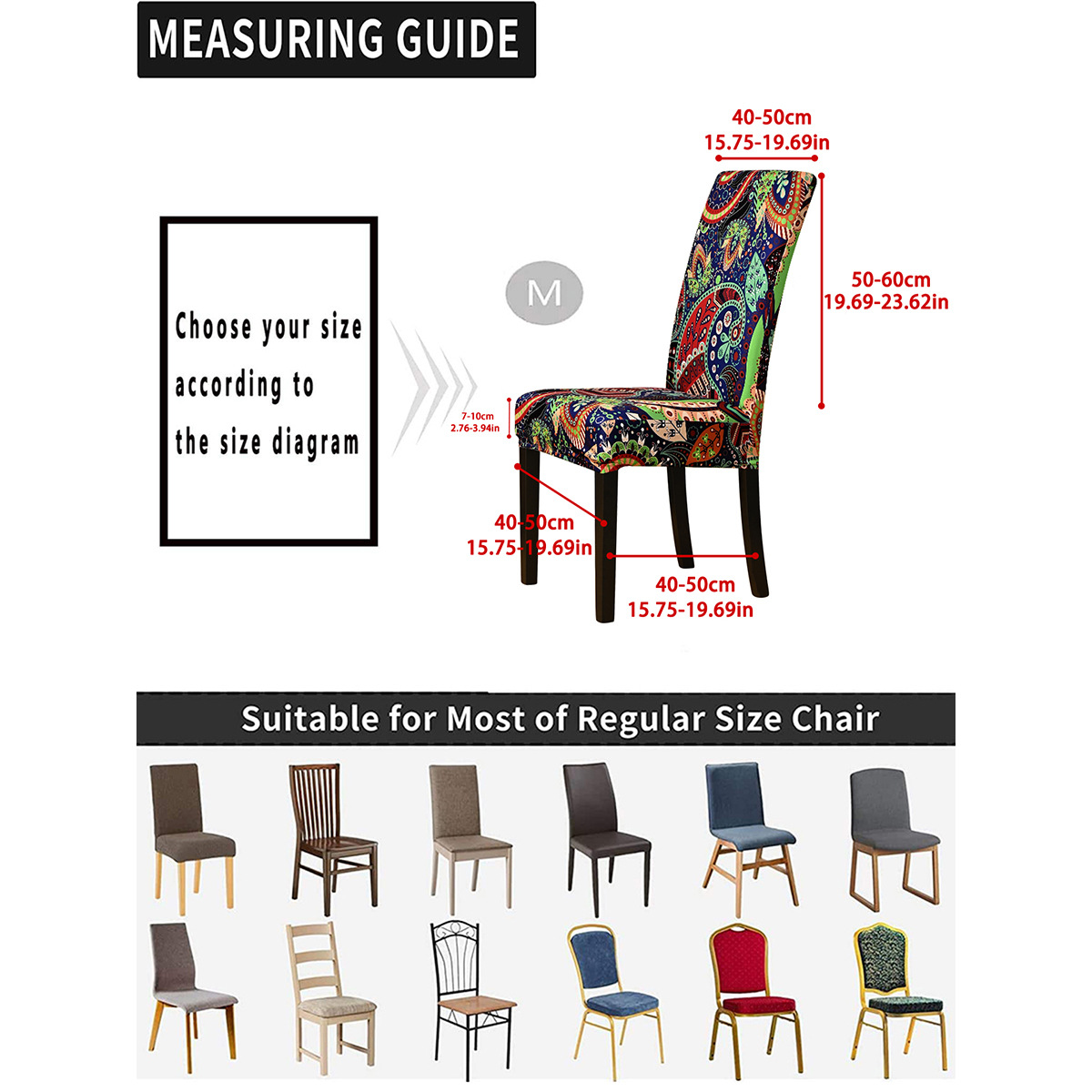 Amazon explosión elástica impermeable anajuela flor impresa cubierta de silla de comedor hotel cubierta de polvo TEMU en stock