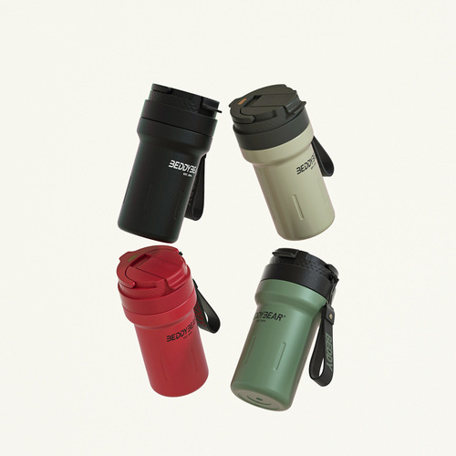 Cup Bear Outdoor Cup American Portable Car Water Cup 316 Stainless Steel Insulated Cup Light Luxury Sports Kettle