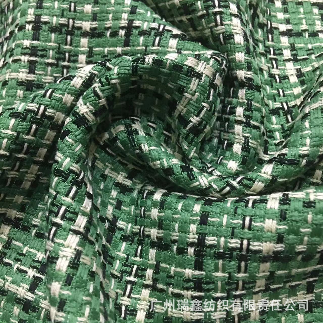 新款 现货呢子小香风面料310g秋冬时装外套大衣连衣裙布料