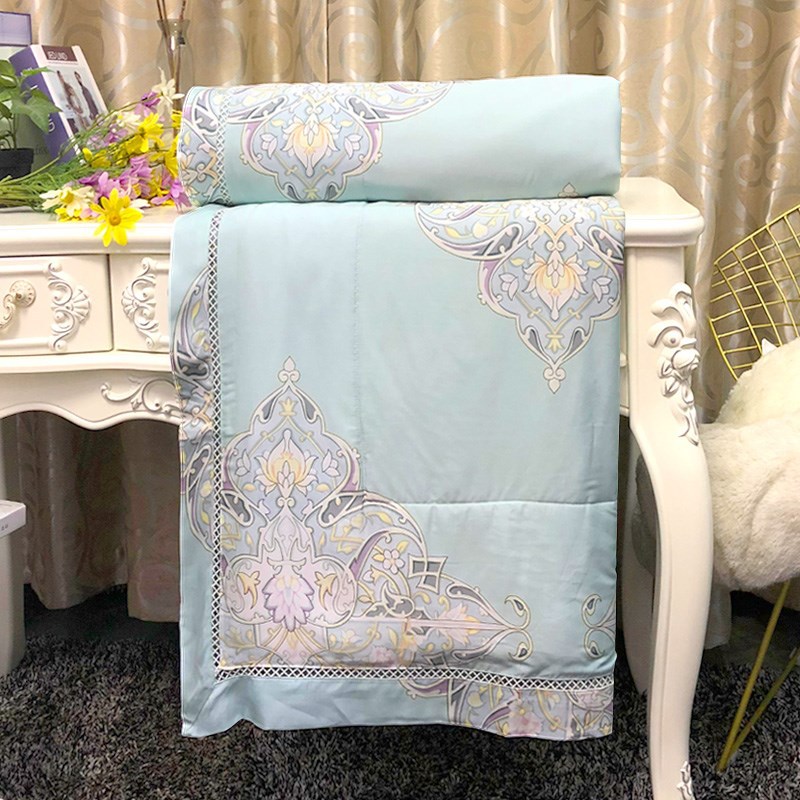 Double-sided 60 Tencel Summer Quilt Double Air Conditioning Quilt Summer Washable Modal Ice Silk Summer Cool Quilt Wholesale