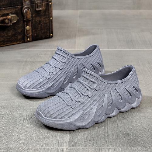 New rain shoes, men's couple's short-barrel anti-slip fashion, waterproof and wear-resistant water shoes, low-cut work shoes, waterproof shoes