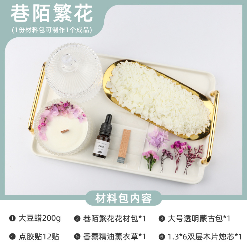 Paquete de materiales de flores secas de banana, paquete de paquetes