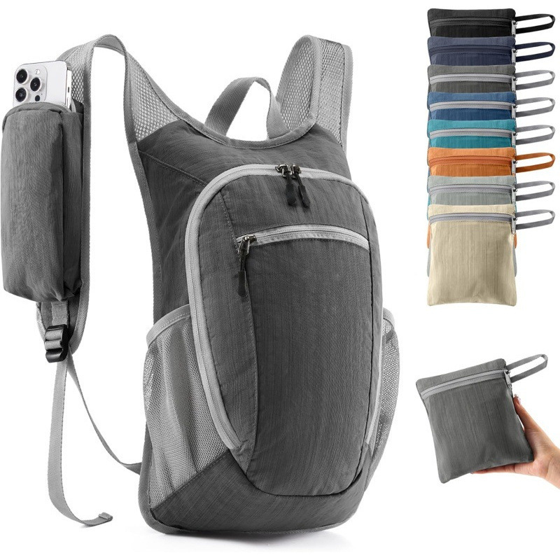 Mochila plegable ligera transfronteriza Mochila deportiva al aire libre Mochila de senderismo Mochila de ocio Mochila de hombro