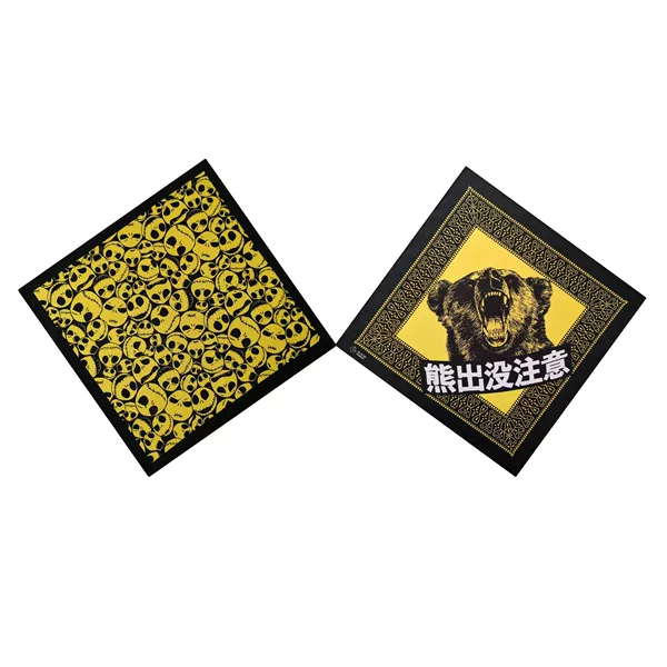 New spot 55*55cm bear-haunted Square street dance sports cycling mountaineering outdoor scarf turban