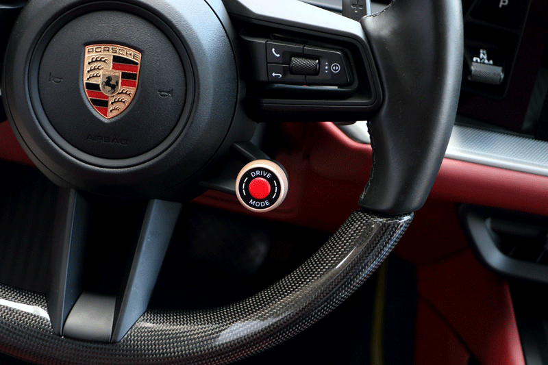 Suitable for Porsche steering wheel SC ejection knob button Ma Cayenne 718 Pa Lamela 911Taycan modification
