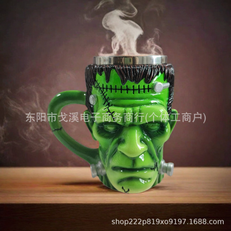 2025跨境热销爆款创意个性厂家环保树脂马克杯水杯礼品杯批发代发|undefined