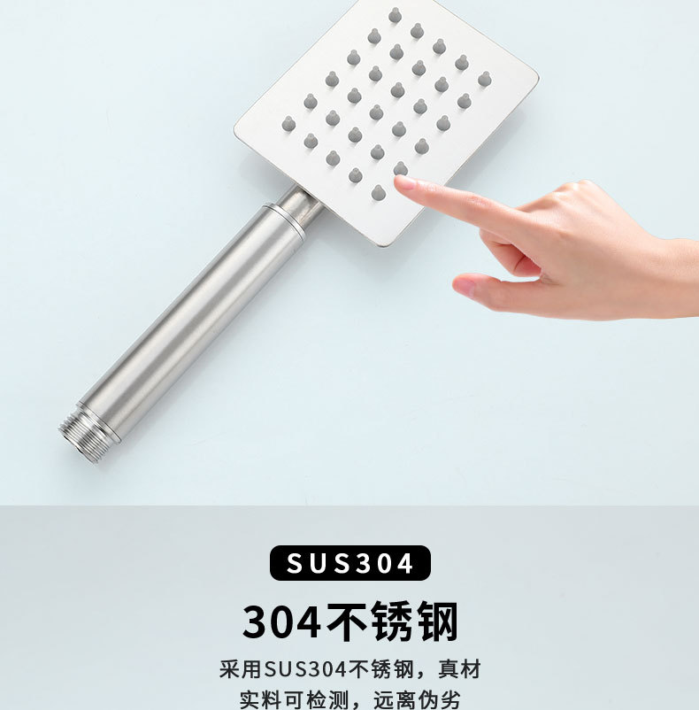 Amazon Concealed shower head set 304 stainless steel extended faucet Bathroom shower head set undefined