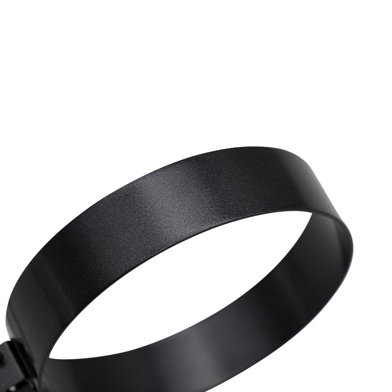 Cross-border 430 de acero inoxidable tortilla anti-escaldadura mango de silicona anillo de tortilla engrosada antiadherente ronda tortilla molde hogar