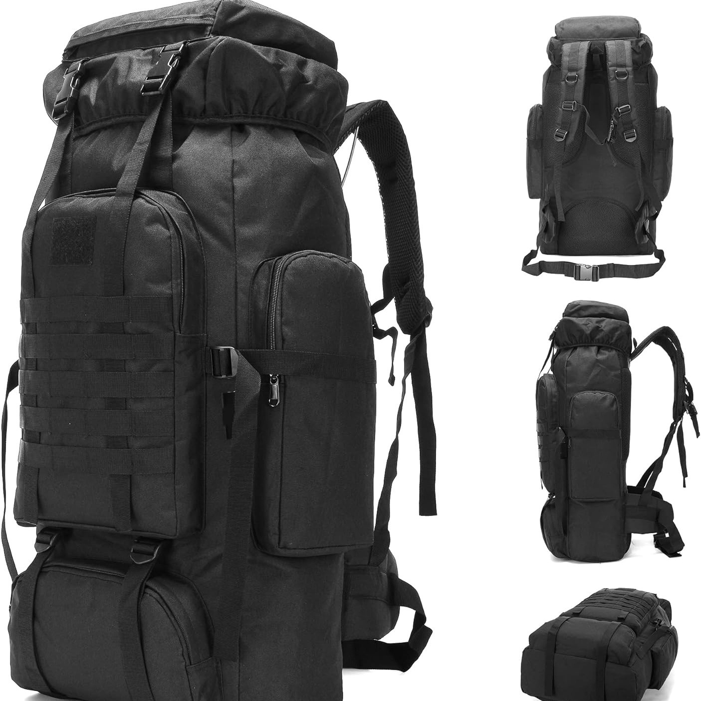 18.49gal Waterproof Hiking Backpack Lightweight Anti Stain