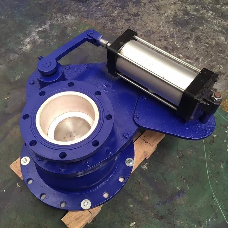 巨安摆动式陶瓷出料阀气动摆动陶瓷阀耐磨多规格电询厂家直发