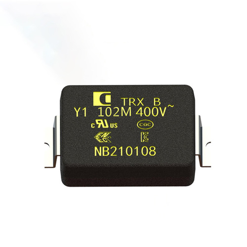 TE Connectivity Y Capacitor 102P Y1 TMY1102M Gallium Nitride Fast Charging Surface Mount Regulatory Capacitor